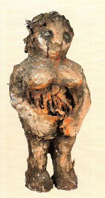Poupée d'envoûtement, 1960, corde, coton